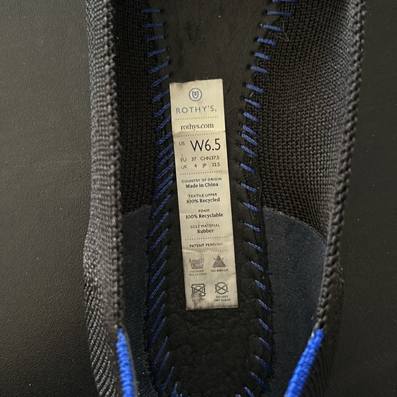 Rothy’s The Point Black Size 6.5 - Picture 3 of 5